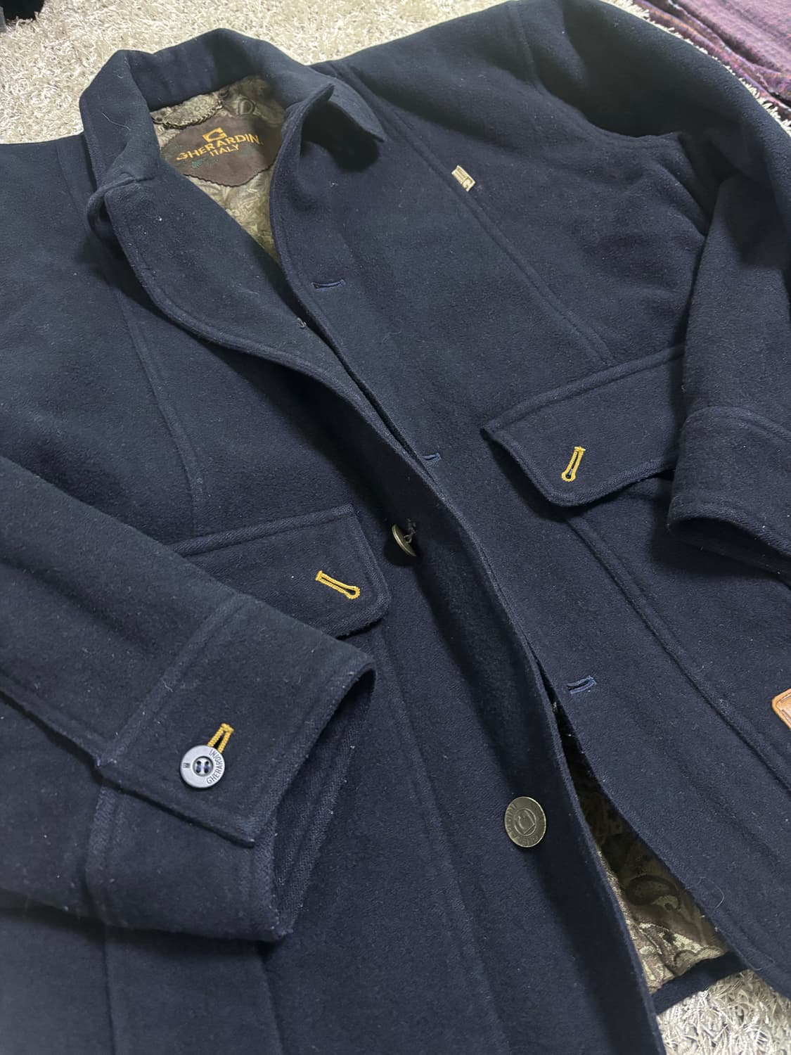 일본판 GHERARDINI 울 자켓 사이즈 105 상품이미지2