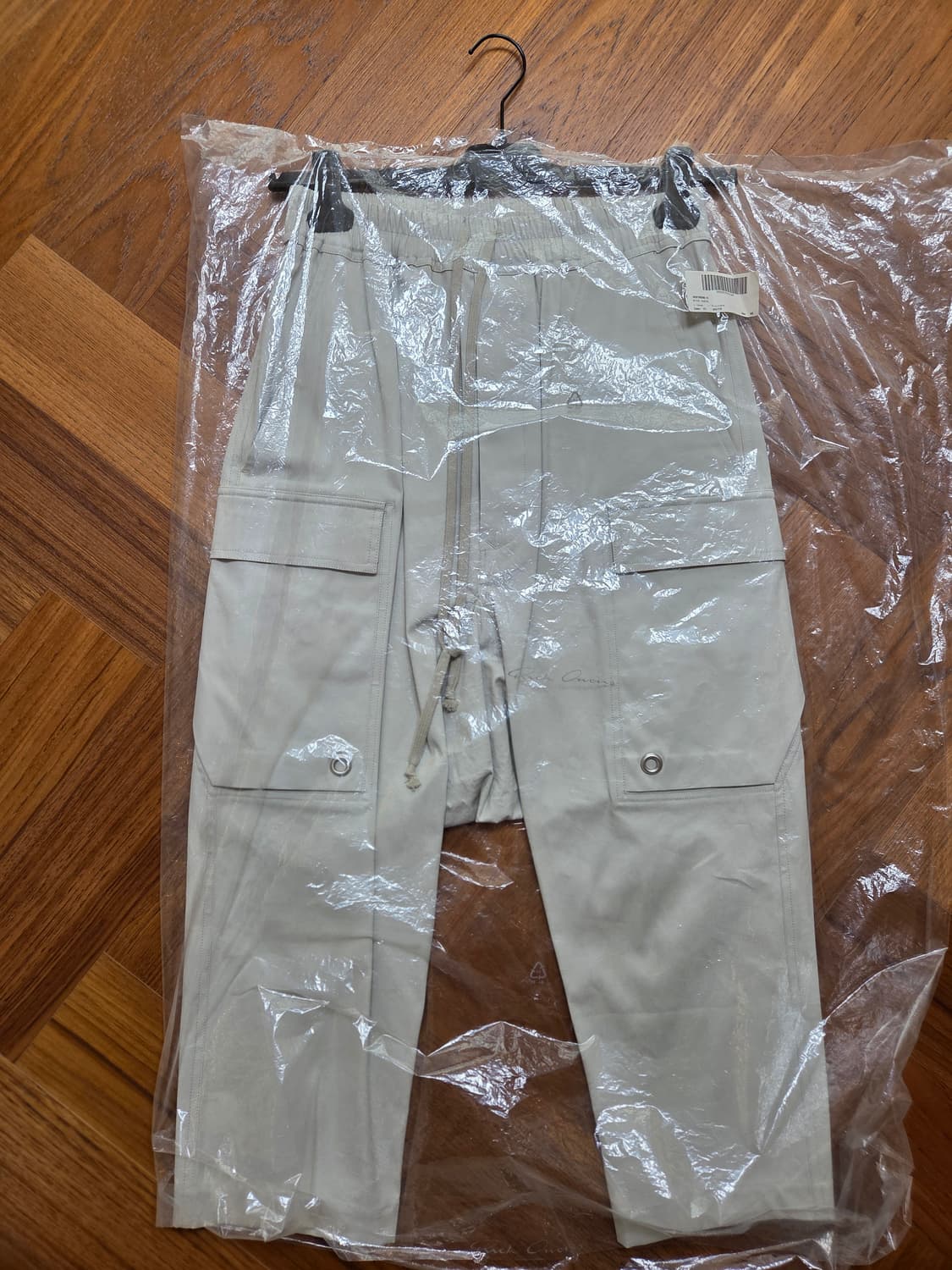 릭오웬스 오이스터 드로스트링 카고 팬츠 상품이미지1