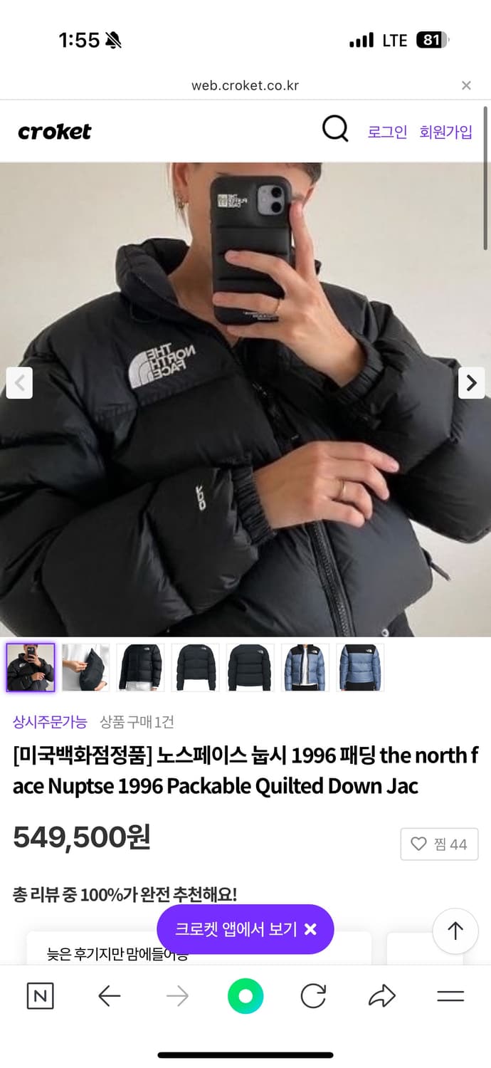 해외판 노스페이스 레트로 눕시 1996 필파워 700 상품이미지8