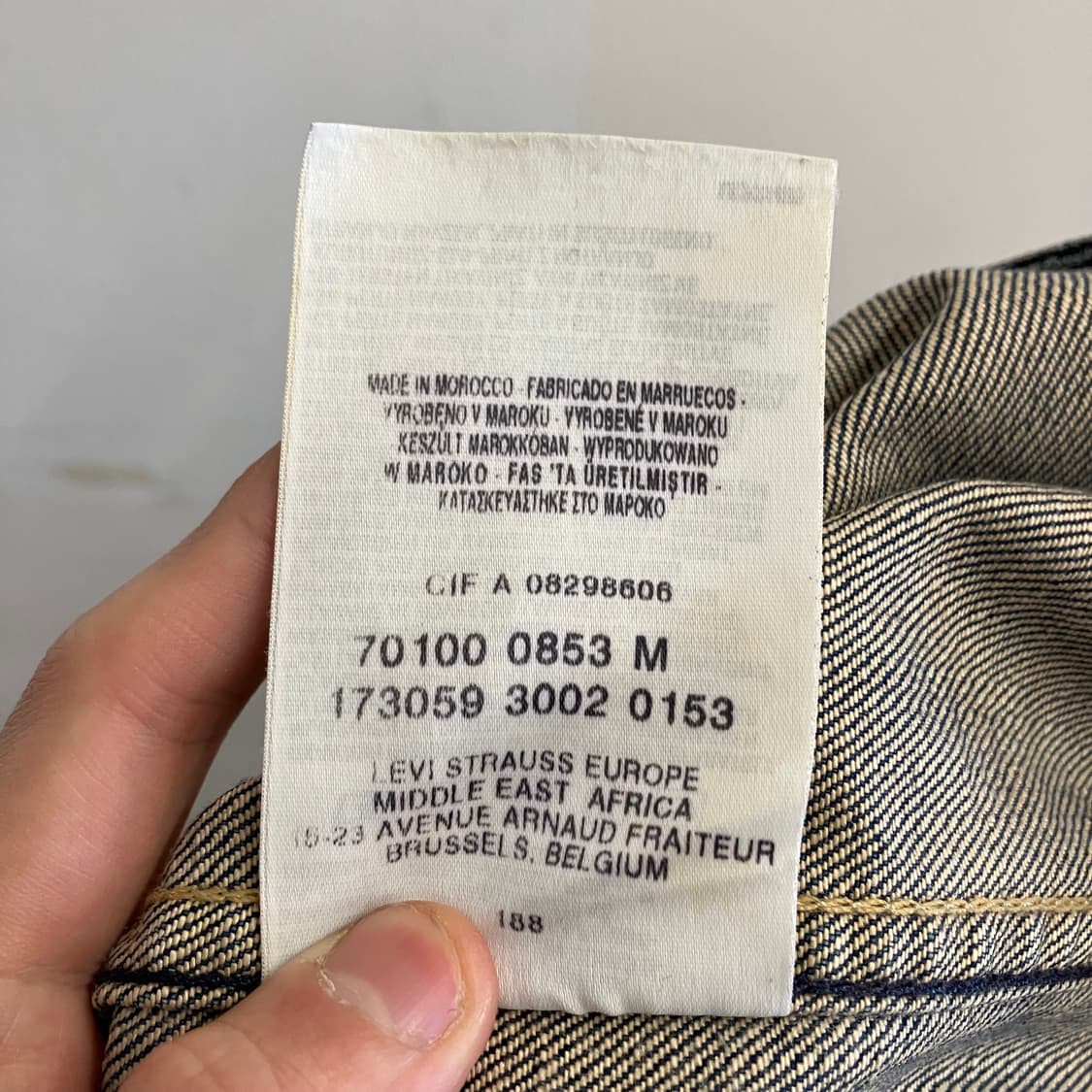 N82 리바이스 엔지니어드진 데님 청자켓 상품이미지5