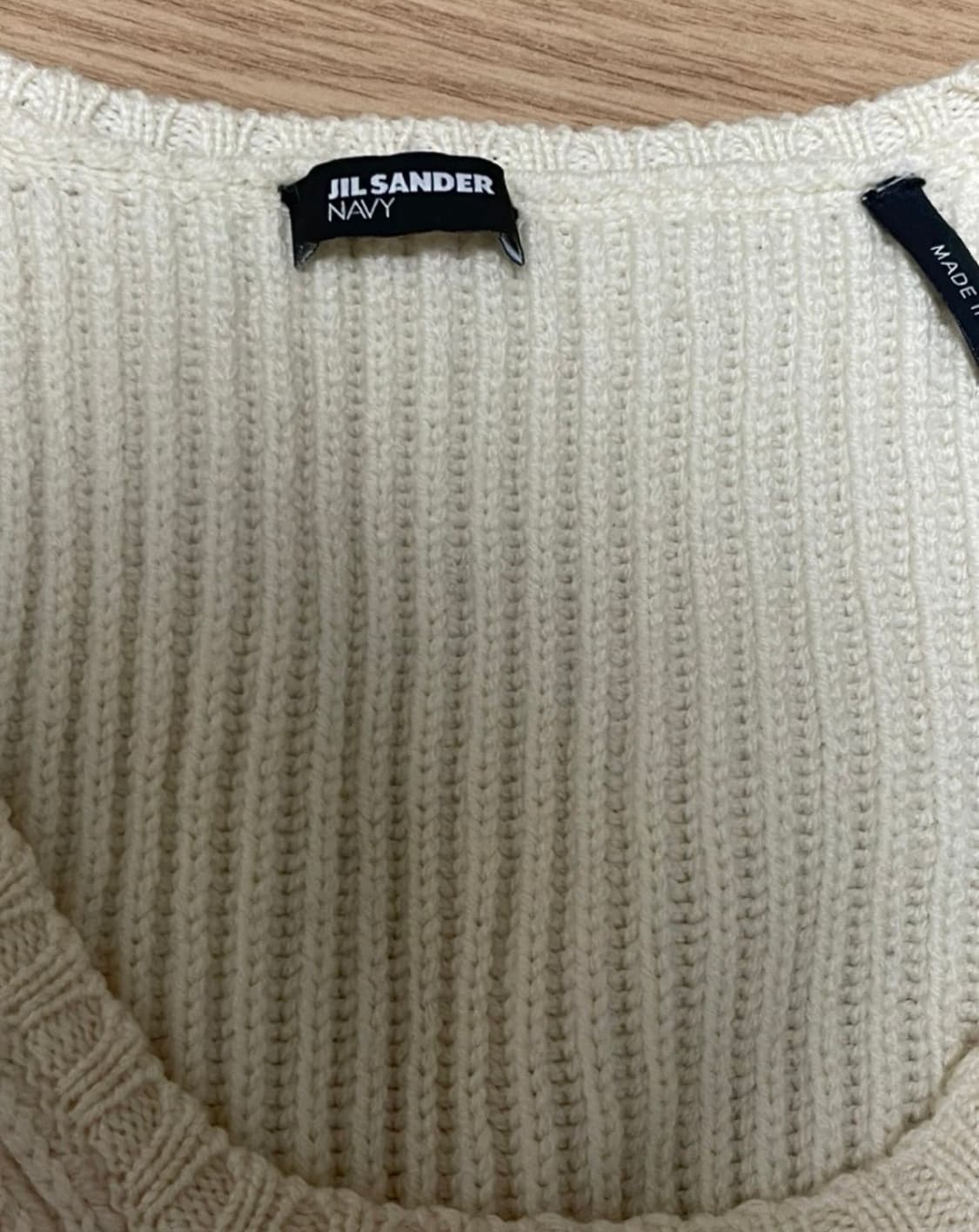 질샌더(navy라인) 니트 상품이미지3
