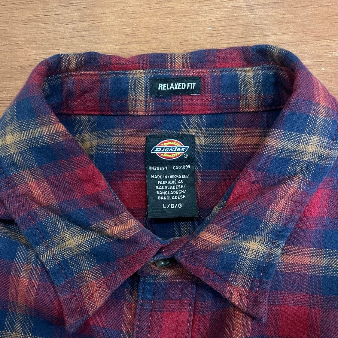 (L) Dickies 디키즈 체크 셔츠 상품이미지8