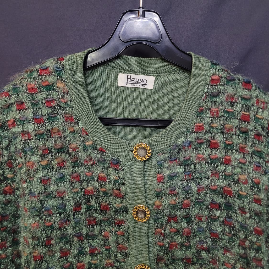HERNO 에르노 이태리 빈티지 니트 가디건 자켓 상품이미지2