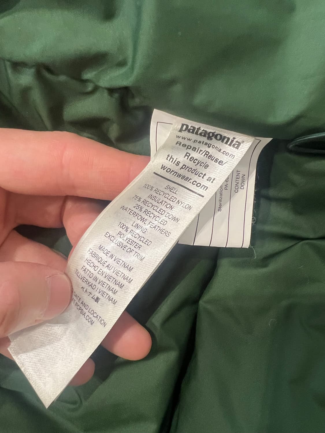 파타고니아 다운 상품이미지8