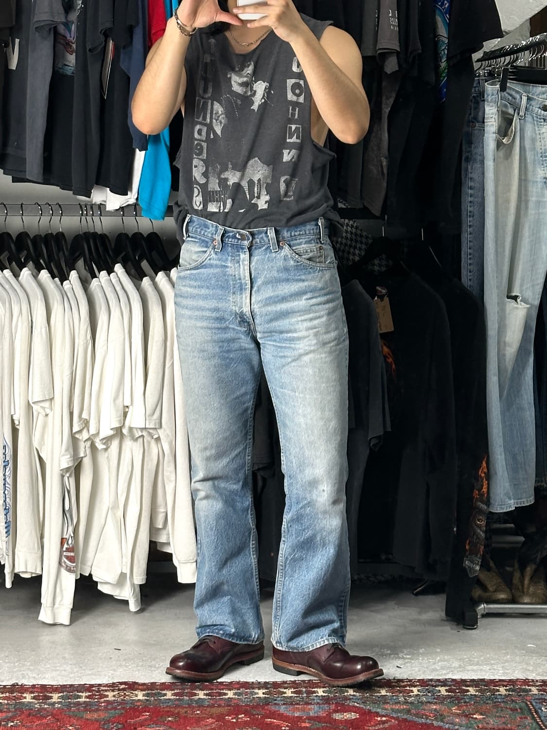 OG USA Made 레드윙 9011 벡맨 블랙체리 구버전 상품이미지2