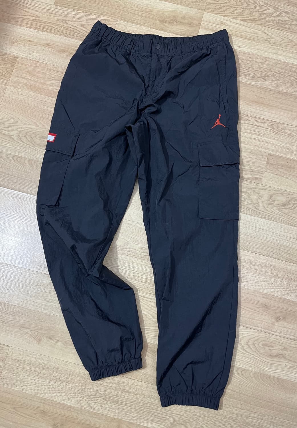 조던 정품 나일론 블랙 카고 조거 팬츠 XL 상품이미지2