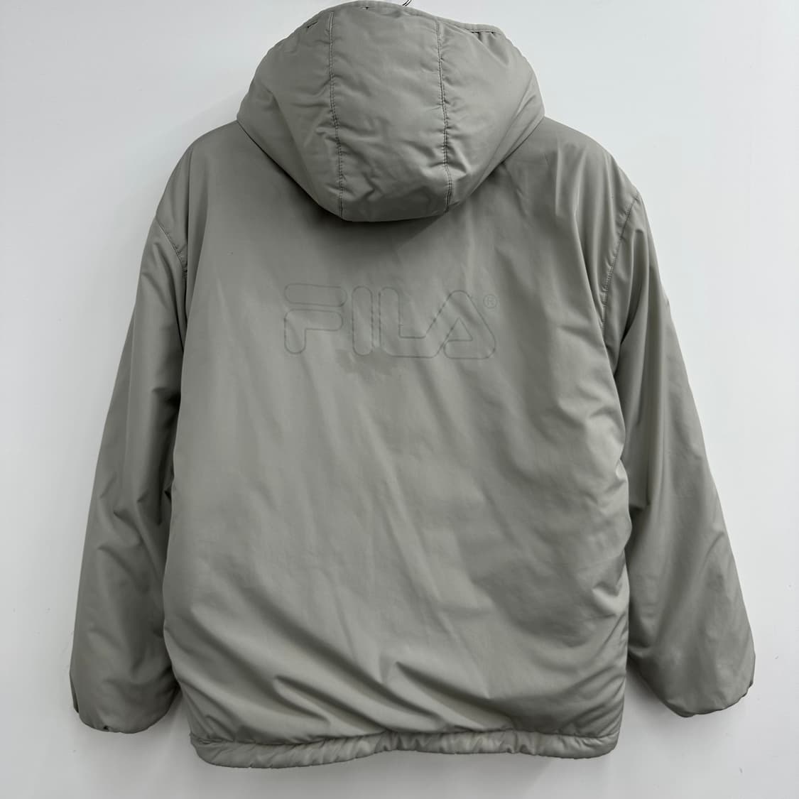 105 휠라 남자 양면 리버서블 뽀글이 후드점퍼 상품이미지4