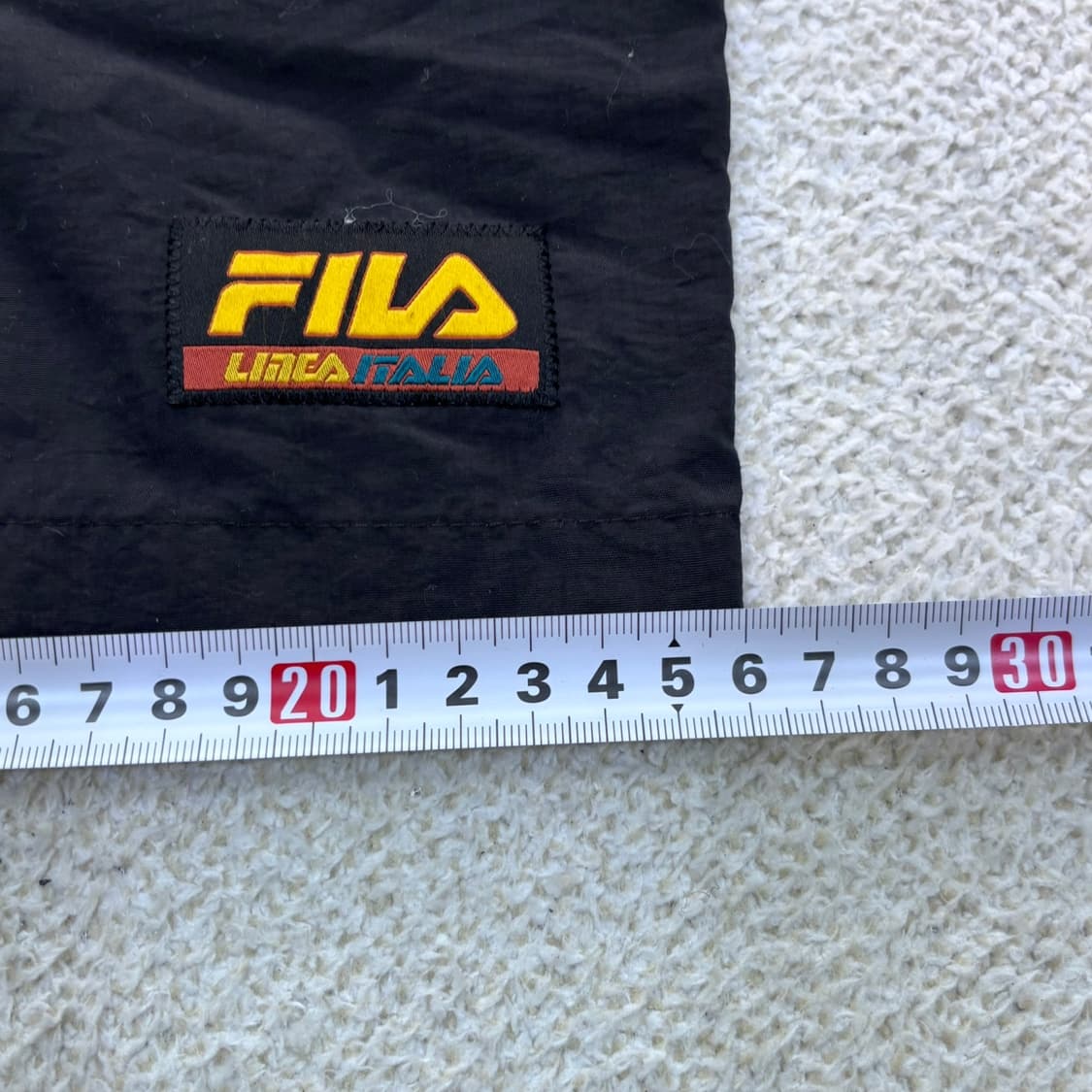 XS 휠라 로고 패치 벨트 반바지 0409E 상품이미지8