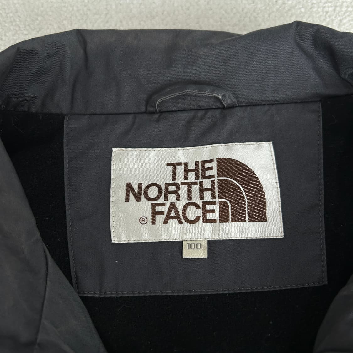 노스페이스 다크그레이 바람막이 야상 자켓 L 상품이미지2