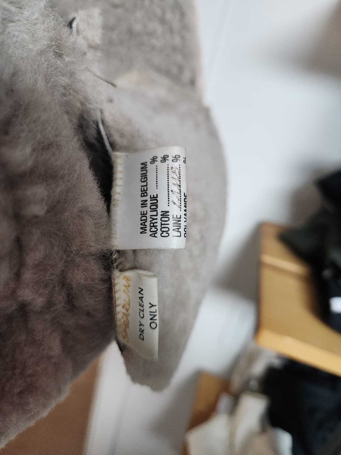 B-3  100%양가죽 양모 무스탕 자켓 115-120 xxxl 상품이미지3