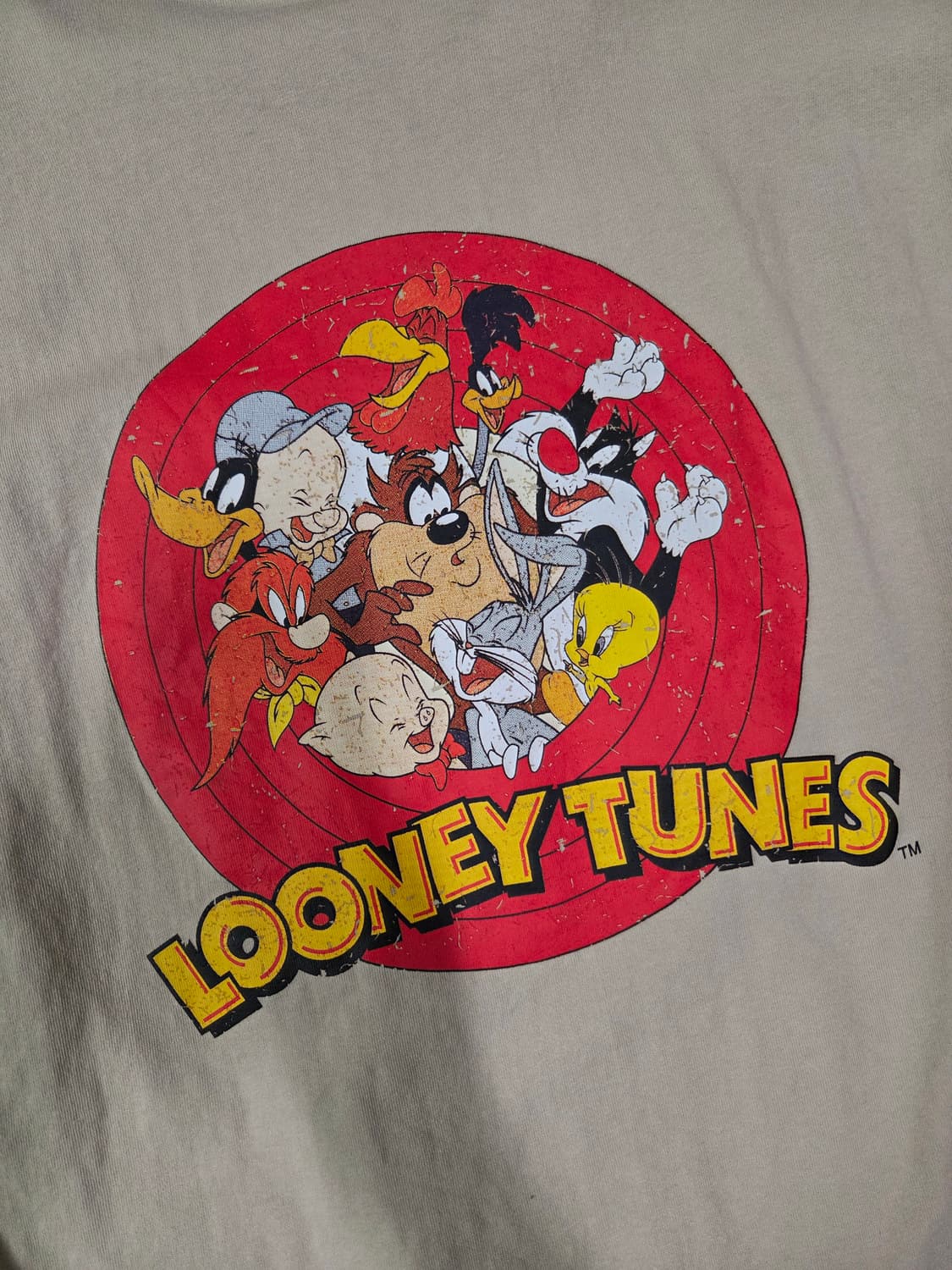 LOONEY TUNES 베이지 롱 슬리브 티셔츠 상품이미지6