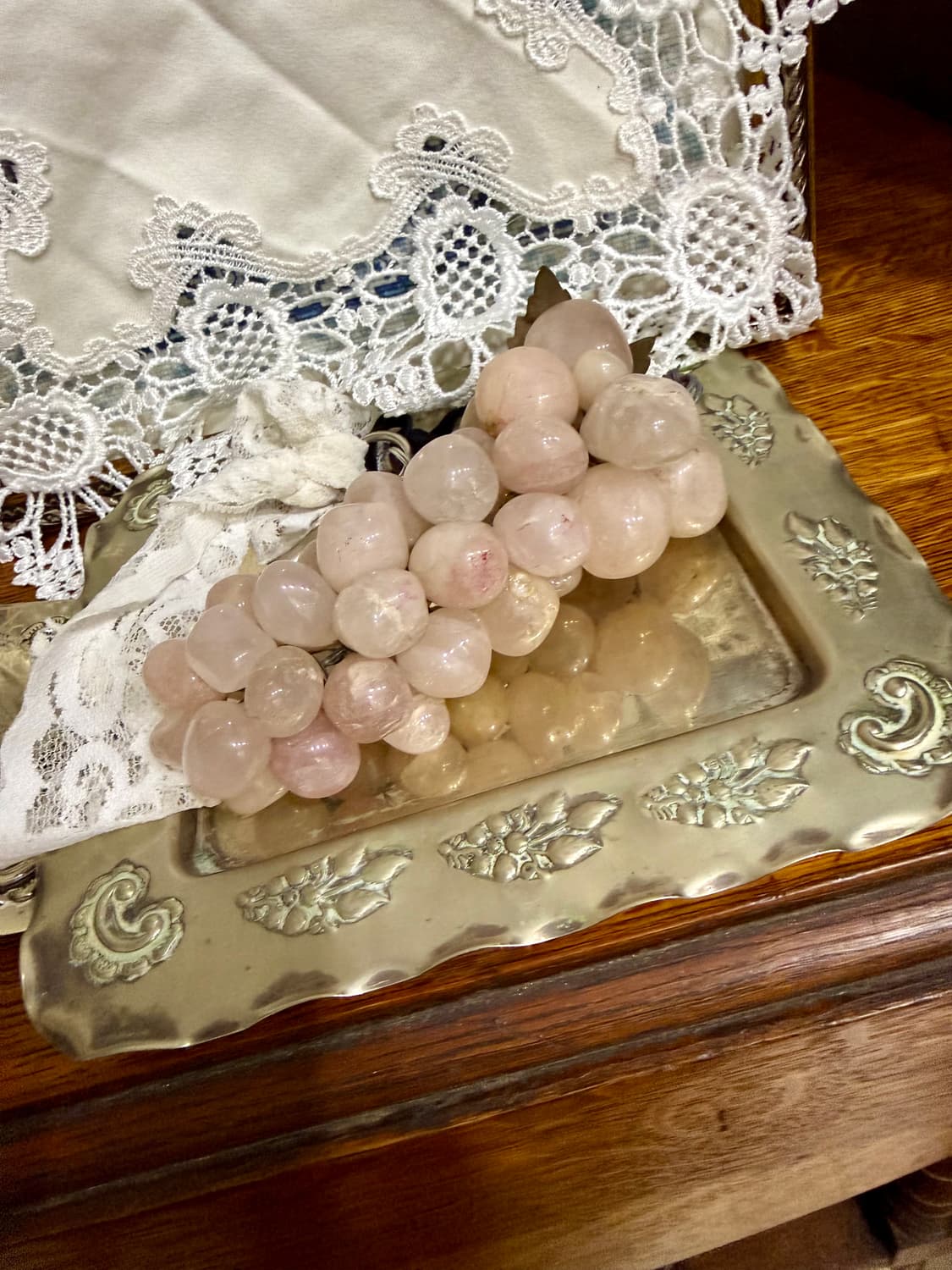 프랑스 빈티지 대리석 포도 오브제 상품이미지5