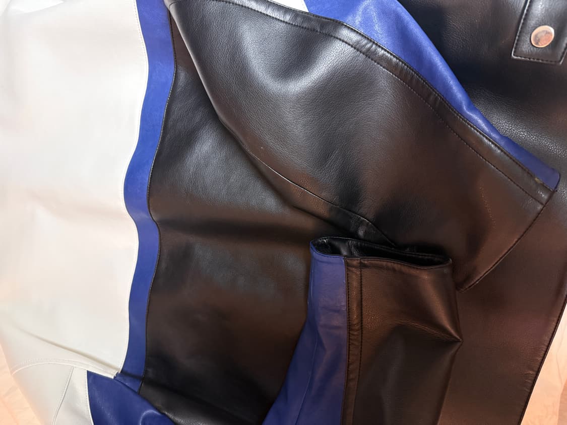 인스턴트펑크 에코 레더 바이커 자켓 상품이미지5