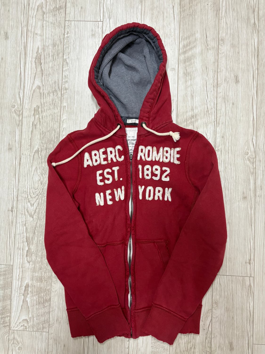 아베크롬비 후드집업 양홍원 레드 s 상품이미지1