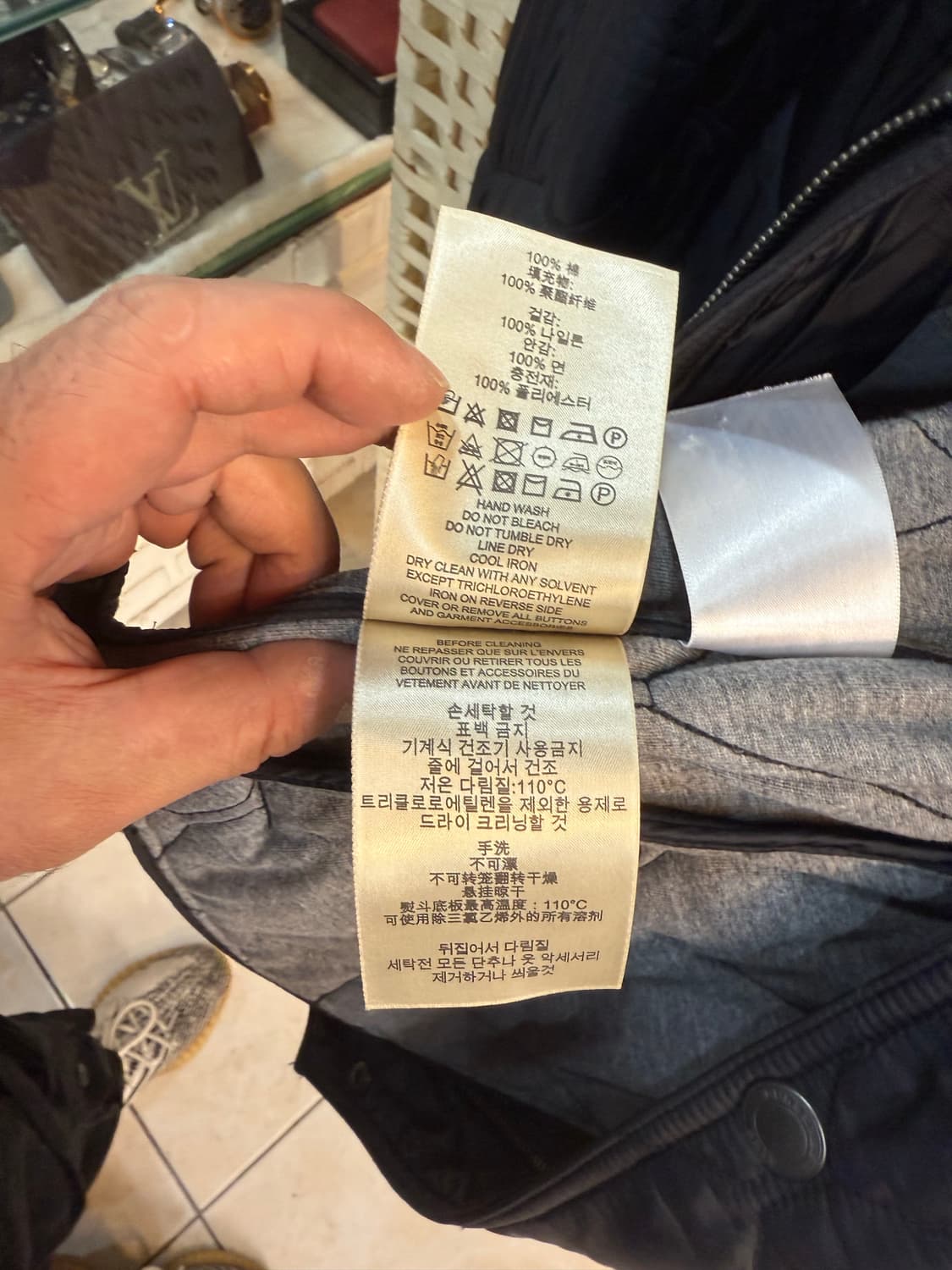 95 정품 버버리 누빔 블루종 팝니다 상품이미지6