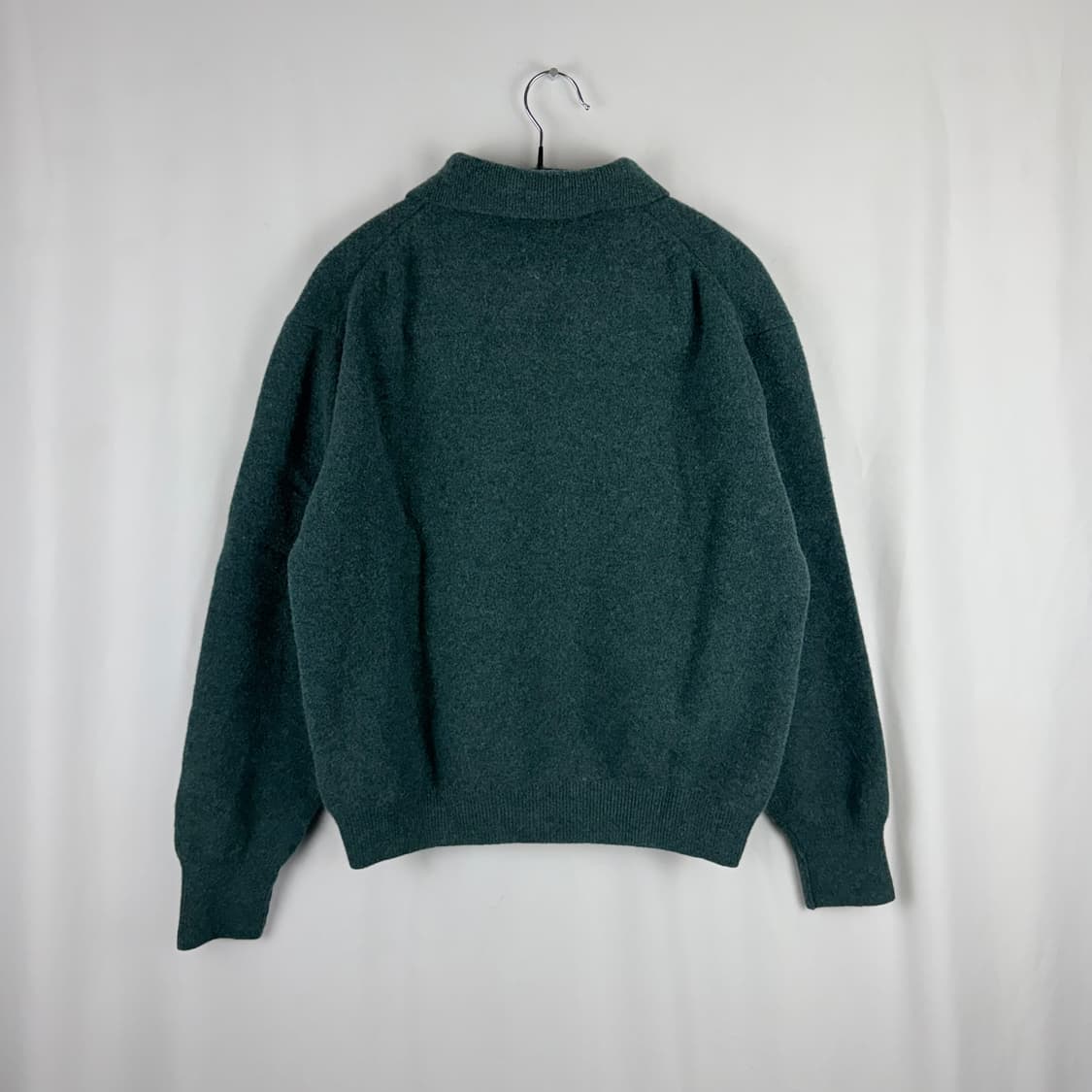 (105) 폴로 랄프로렌 램스울 카라 니트 그린 상품이미지5