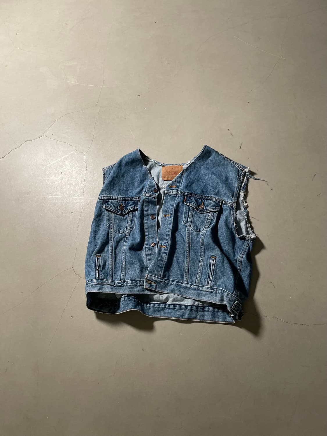 90‘s 리바이스 70507 Trucker vest 상품이미지1