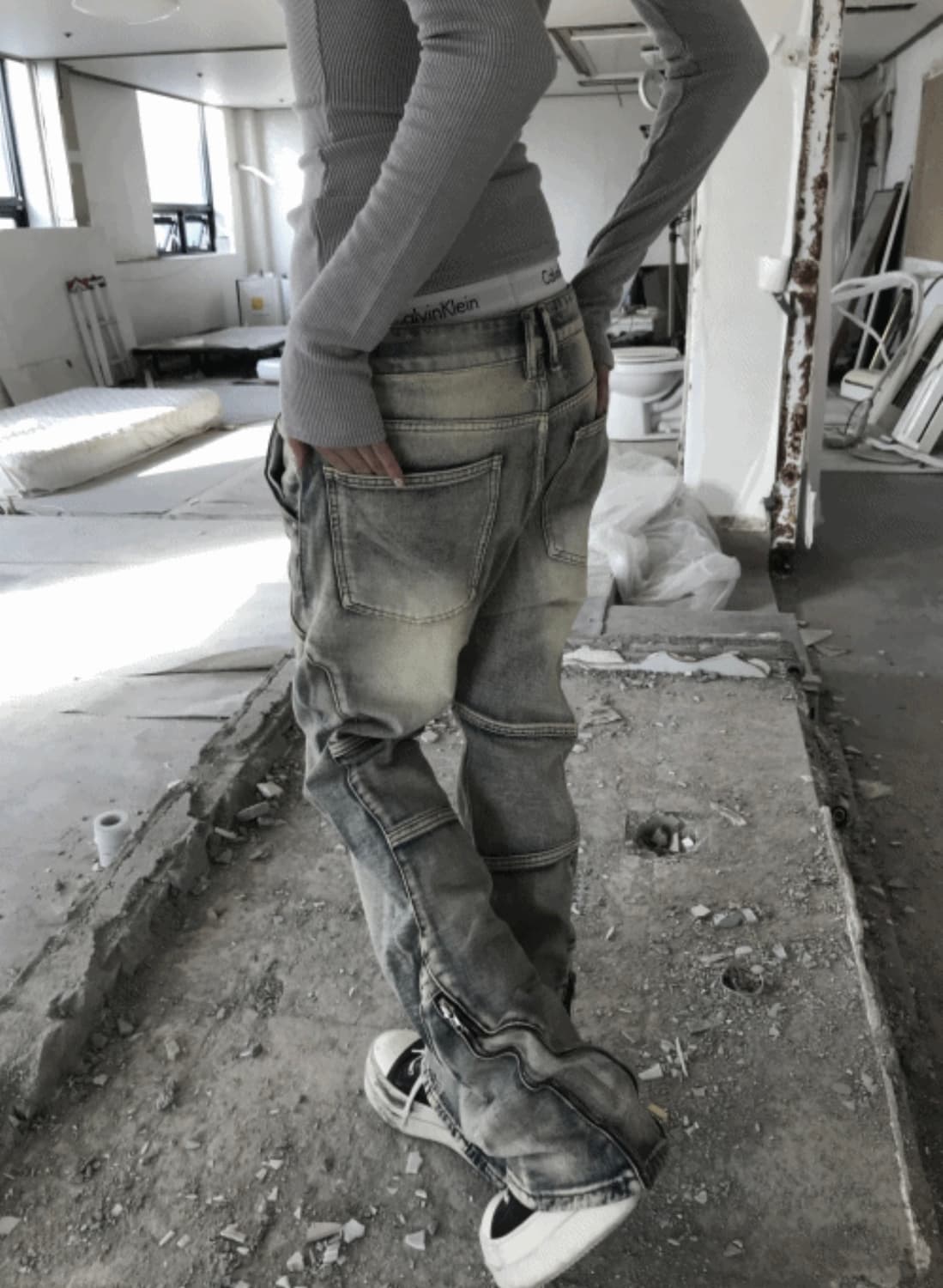 Kyoii GRIND ZIP CARGO PT(BLUE) 상품이미지3