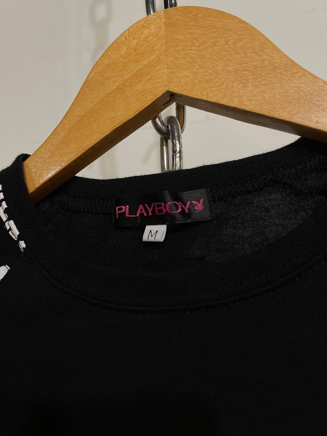 play boy 플레이보이 프린팅 큐빅 블랙 티셔츠 갸루 키치 상품이미지7