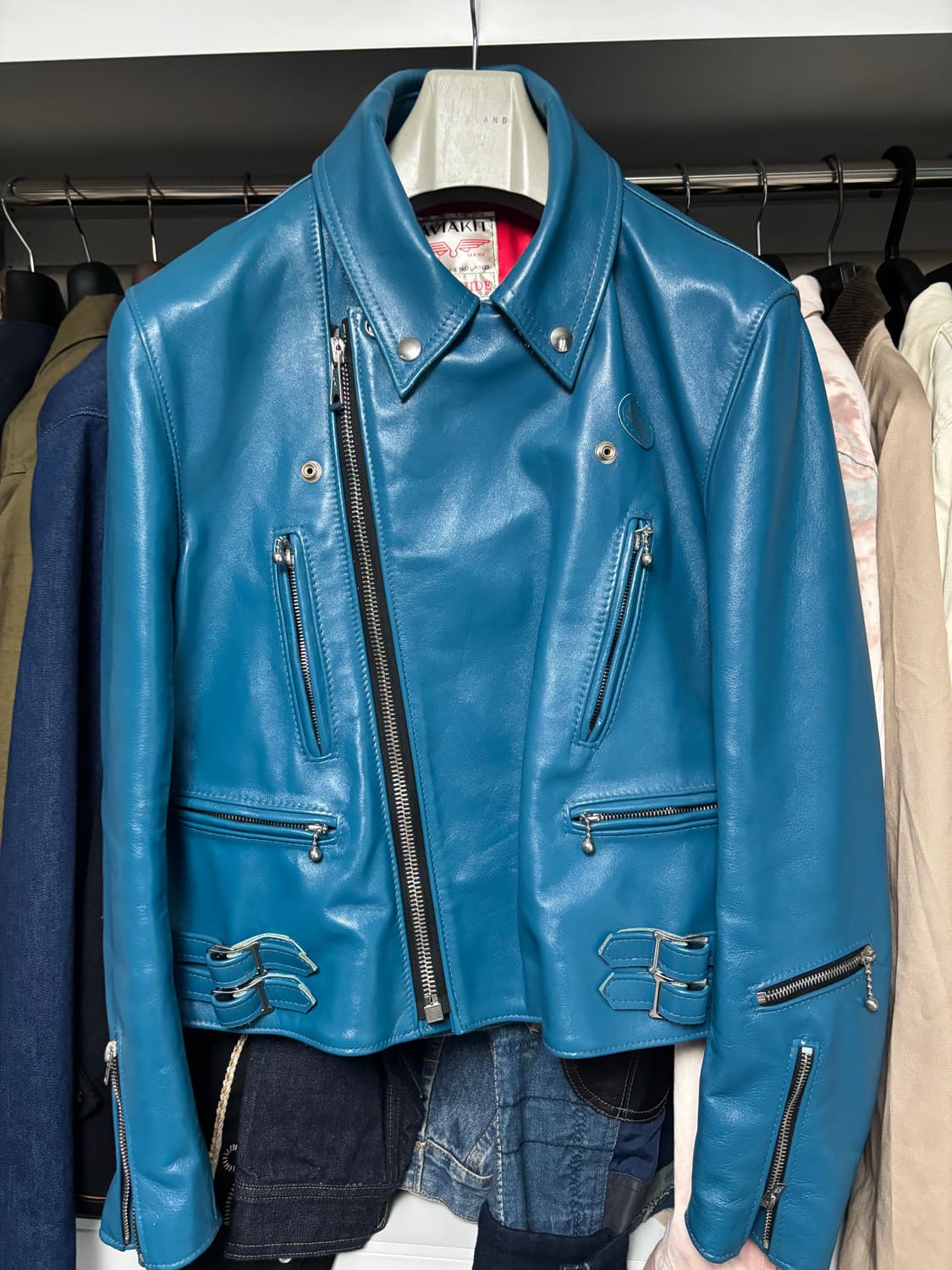 루이스레더 Lewis Leathers 391 40t 타코이즈 상품이미지1