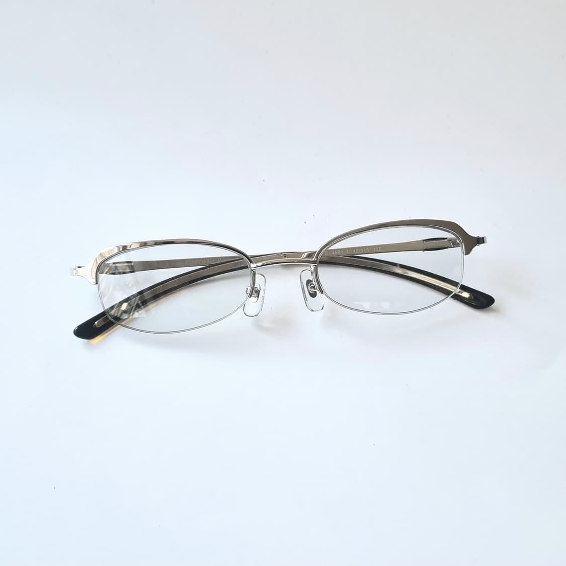 데드스탁   OGIS 실버 반무테 빈티지안경테 216 상품이미지2