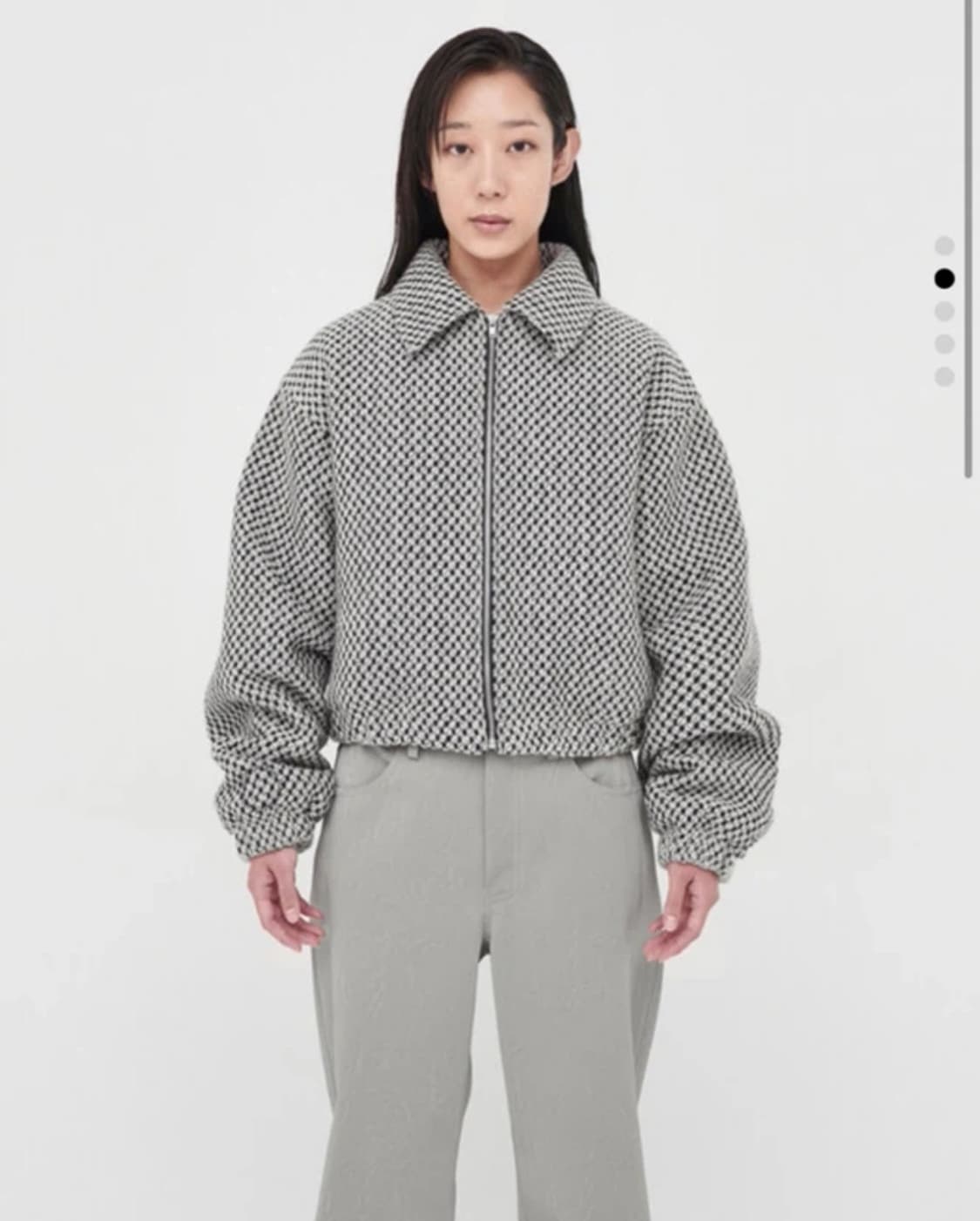 마뗑킴 트위드 블루종 점퍼 상품이미지1