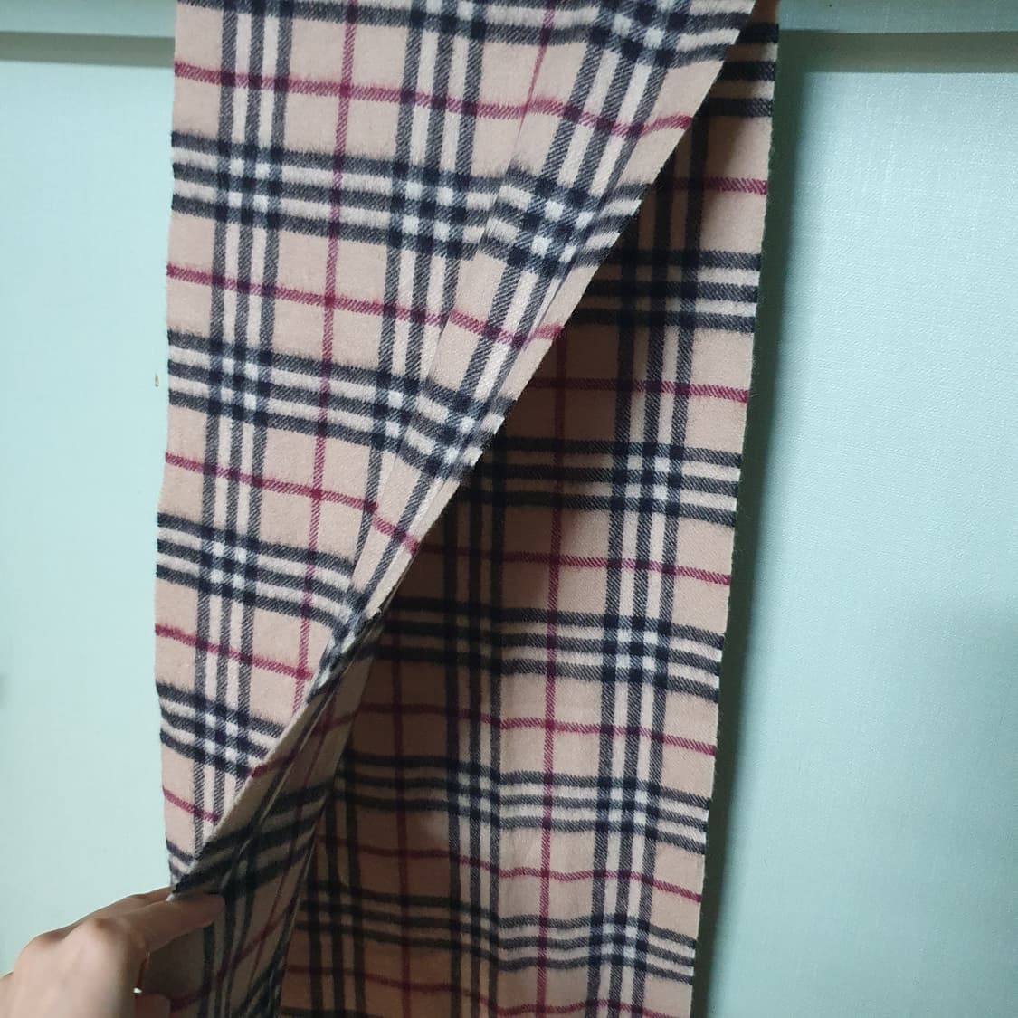 버버리 캐시미어100 머플러 상품이미지8