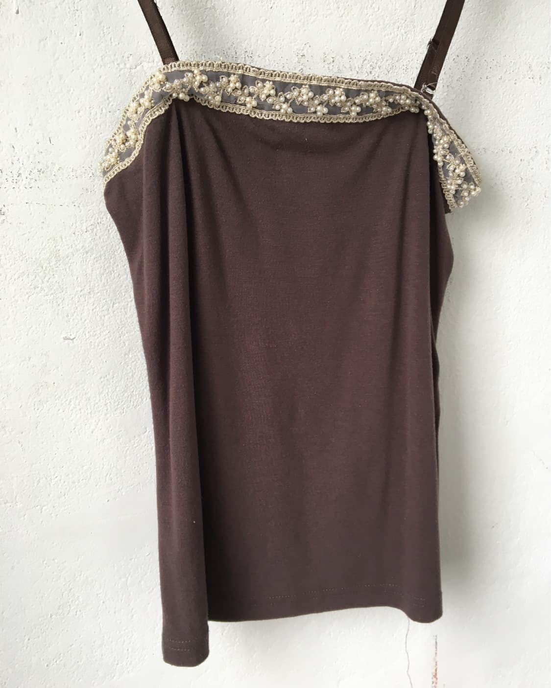 Beads point sleeveless 상품이미지1