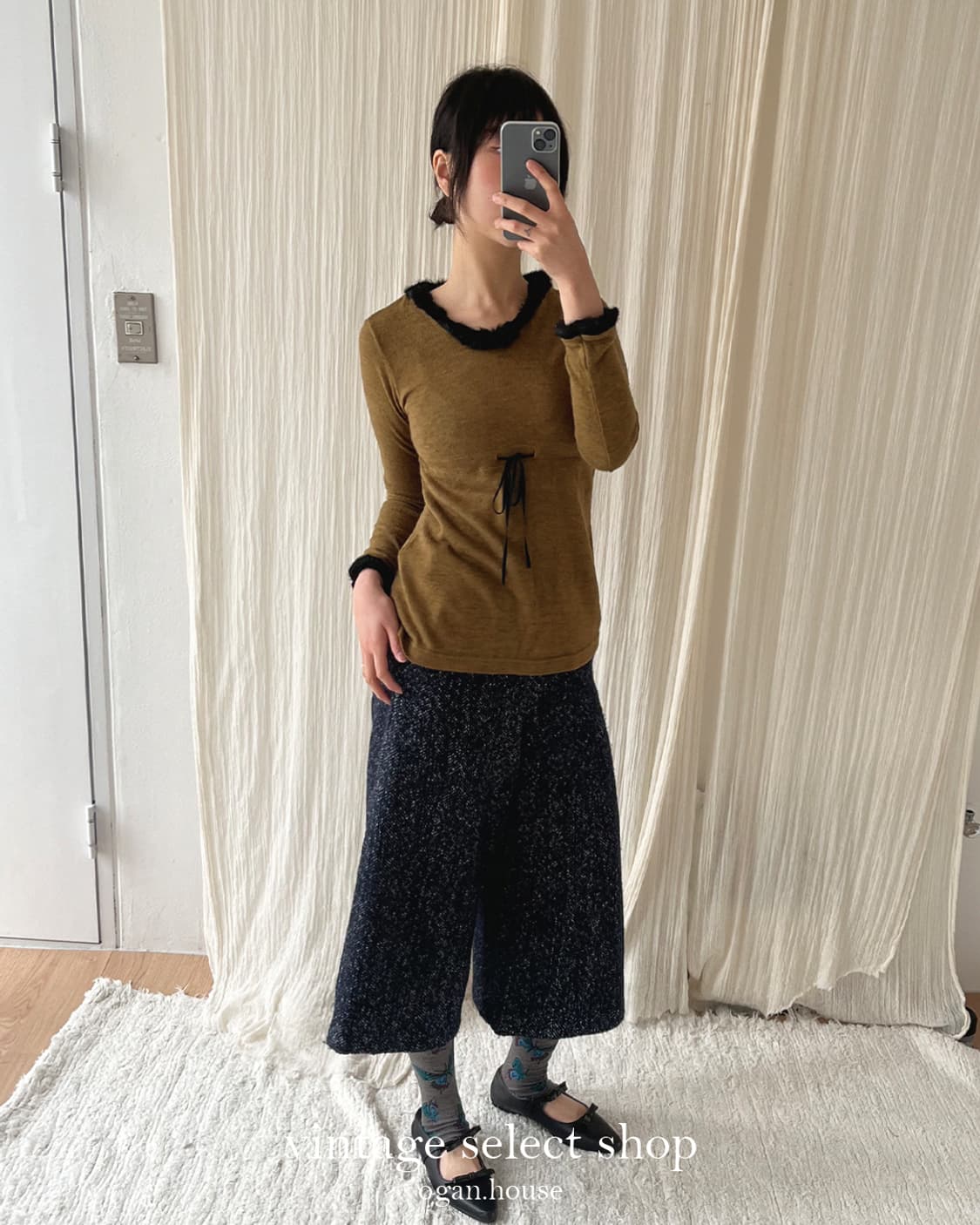 vintage wool capri pants 상품이미지3