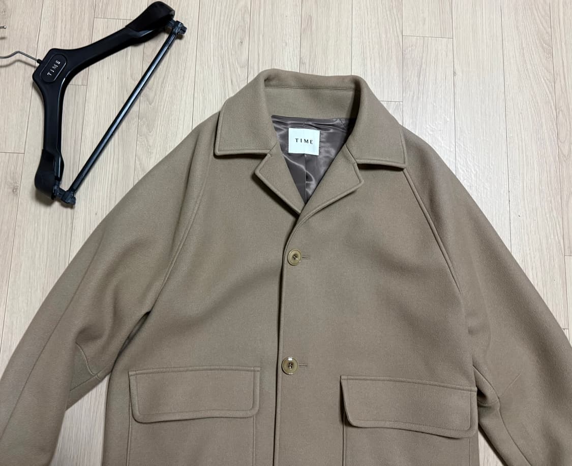 타임옴므(TIME) 캐시미어 숏 코트 95(100-105) 상품이미지4