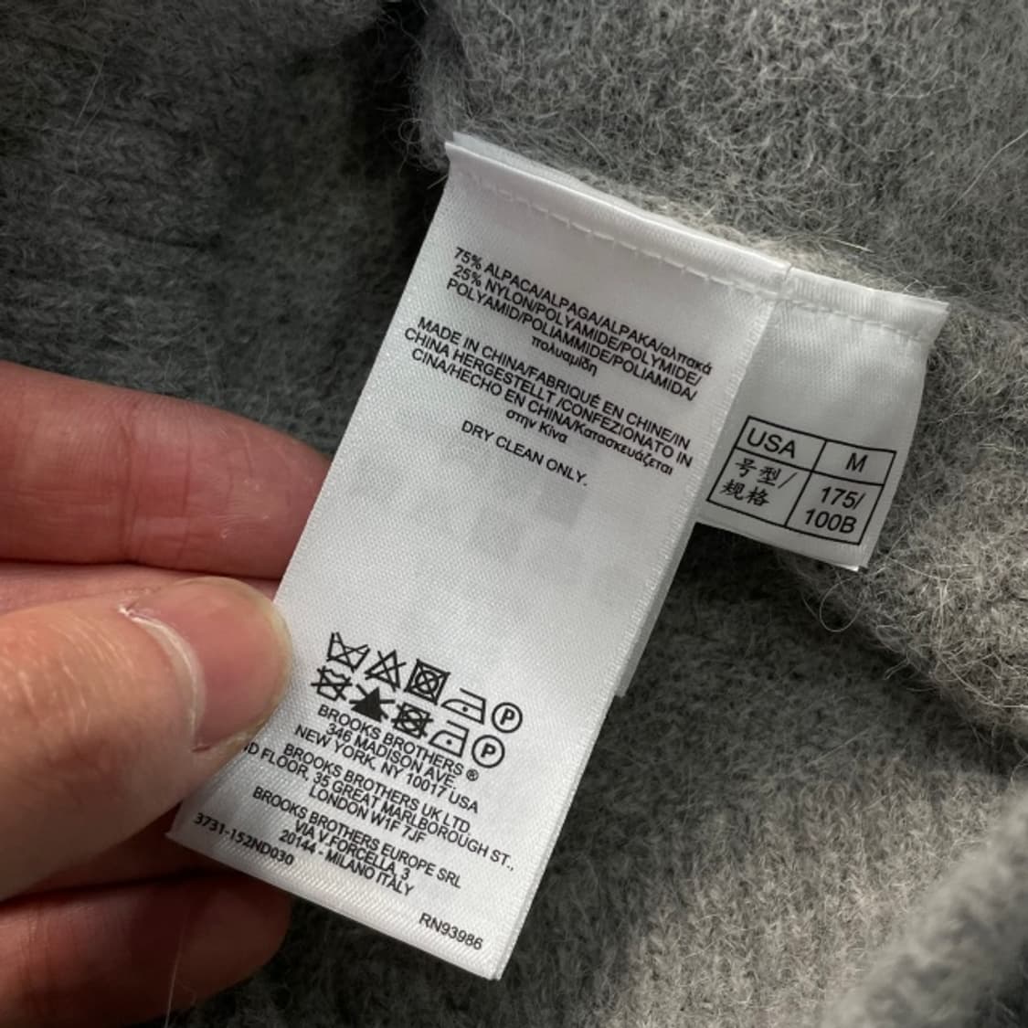 95 브룩스브라더스 목폴라 니트 상품이미지4