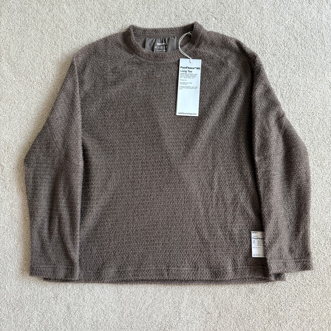 새티스파이 퍼즈플리스 AD 롱 티셔츠 팔콘 상품이미지2