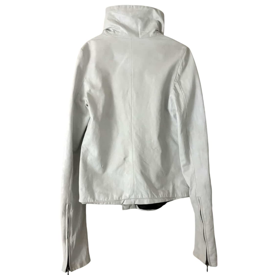 릭오웬스맛 하이넥 레더 자켓 상품이미지2