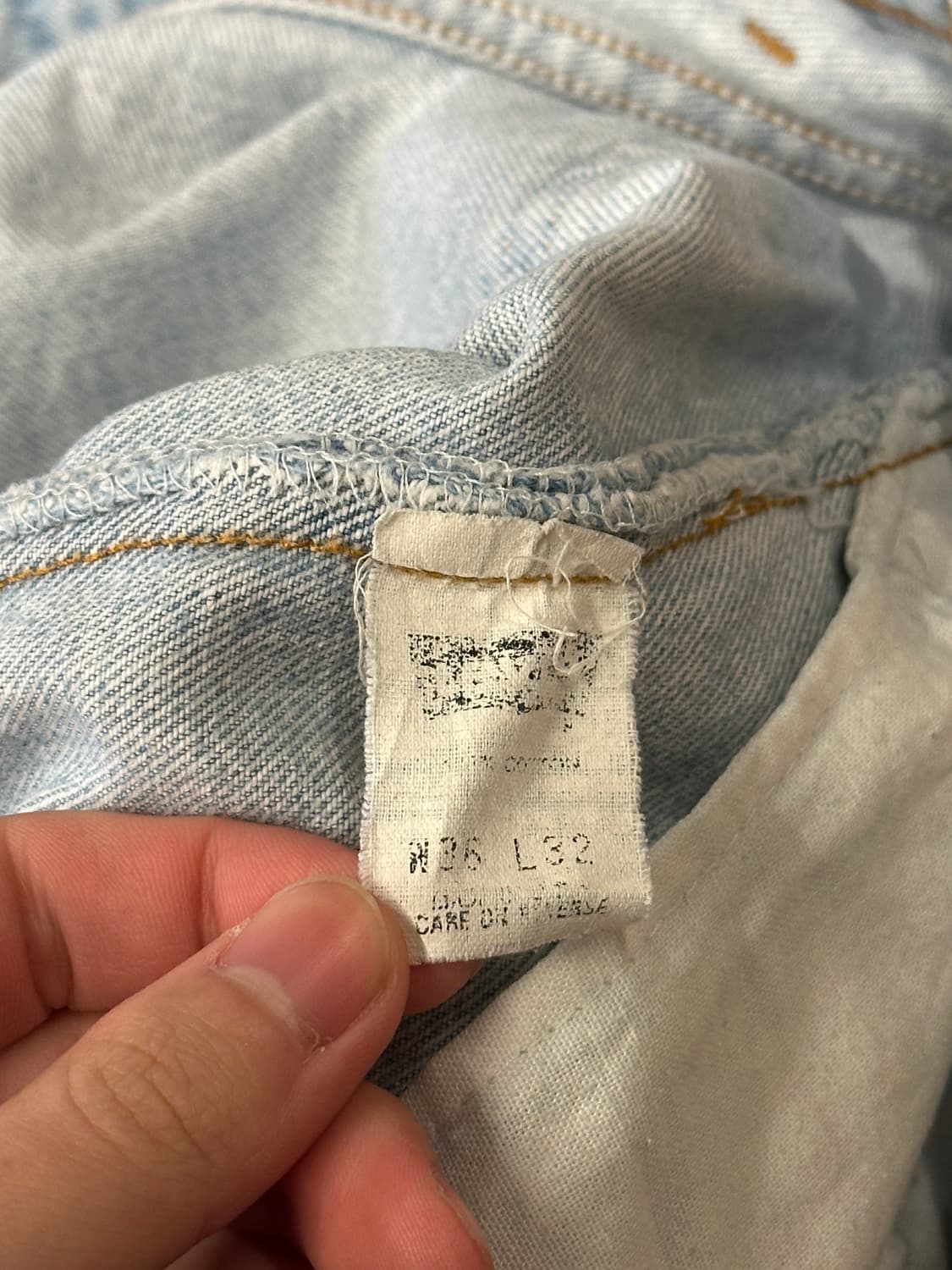 90s made in USA Levis 리바이스 501 W36 L32 상품이미지4