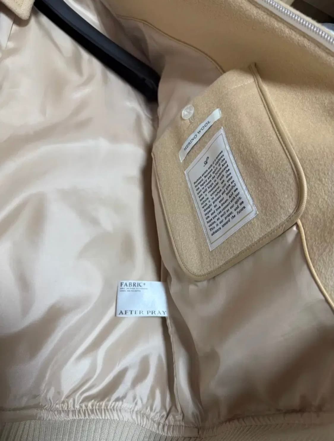 애프터프레이 울 캐시미어 블루종  상품이미지4