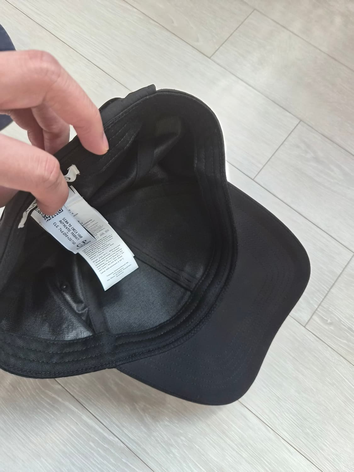 cp컴퍼니 고글 캡 블랙 상품이미지2