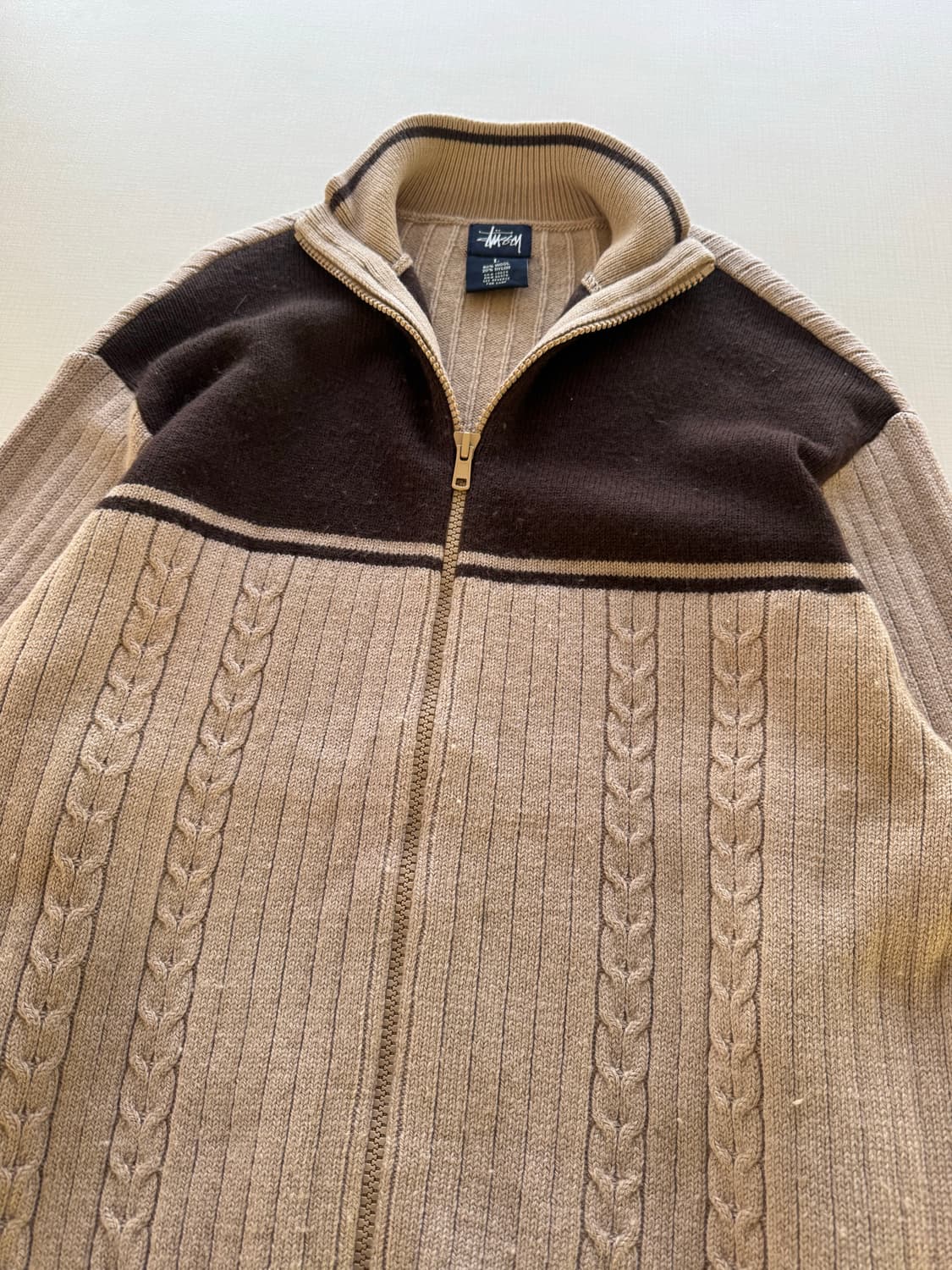 9/00s 스투시 니트 집업 상품이미지5