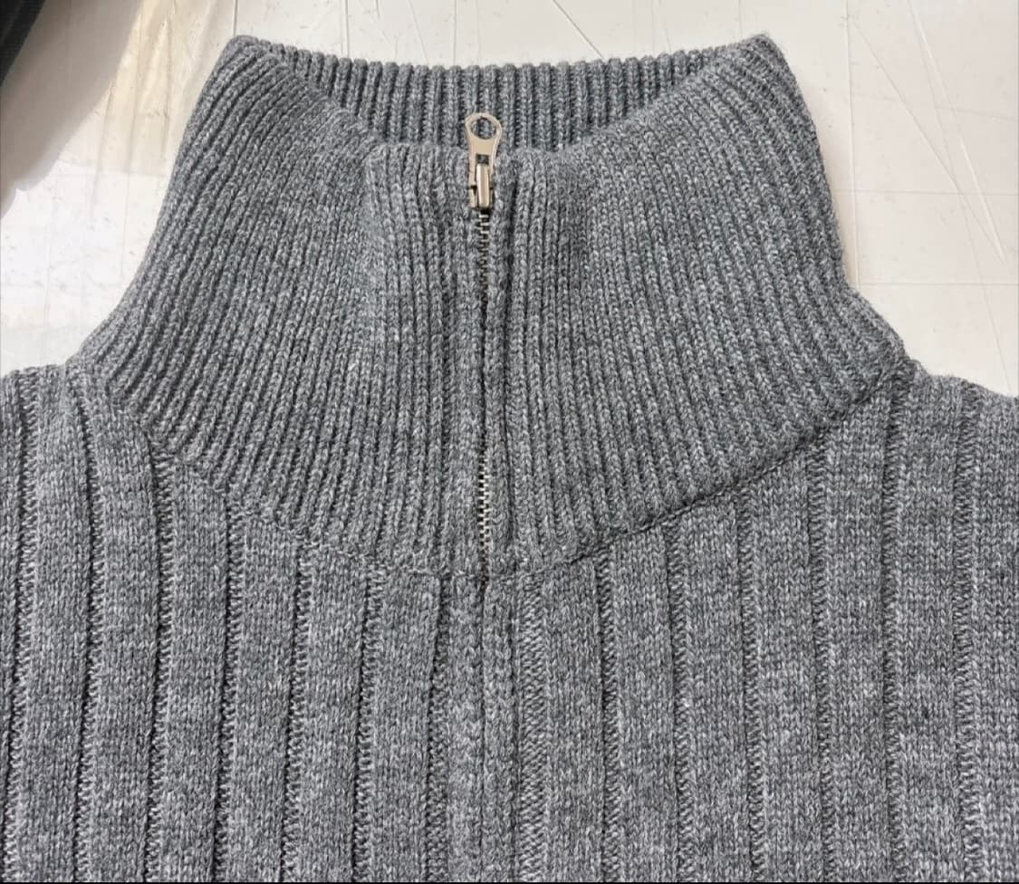 새제품 브아빗 집업가디건 니트 울 가디건 상품이미지5