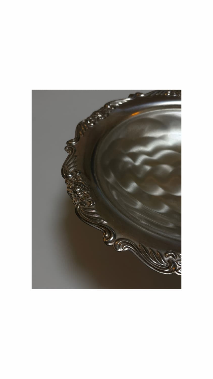 Silverplate Rose Compote(USA 70s) 상품이미지2