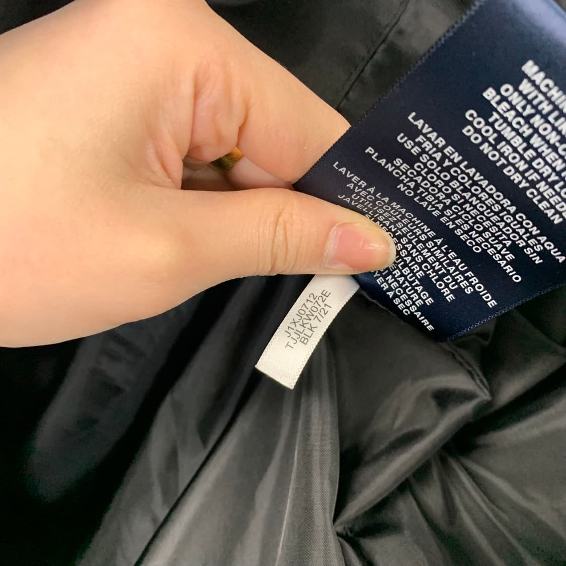 타미힐피거 암로고 블랙 퀼팅 패딩 자켓 상품이미지6