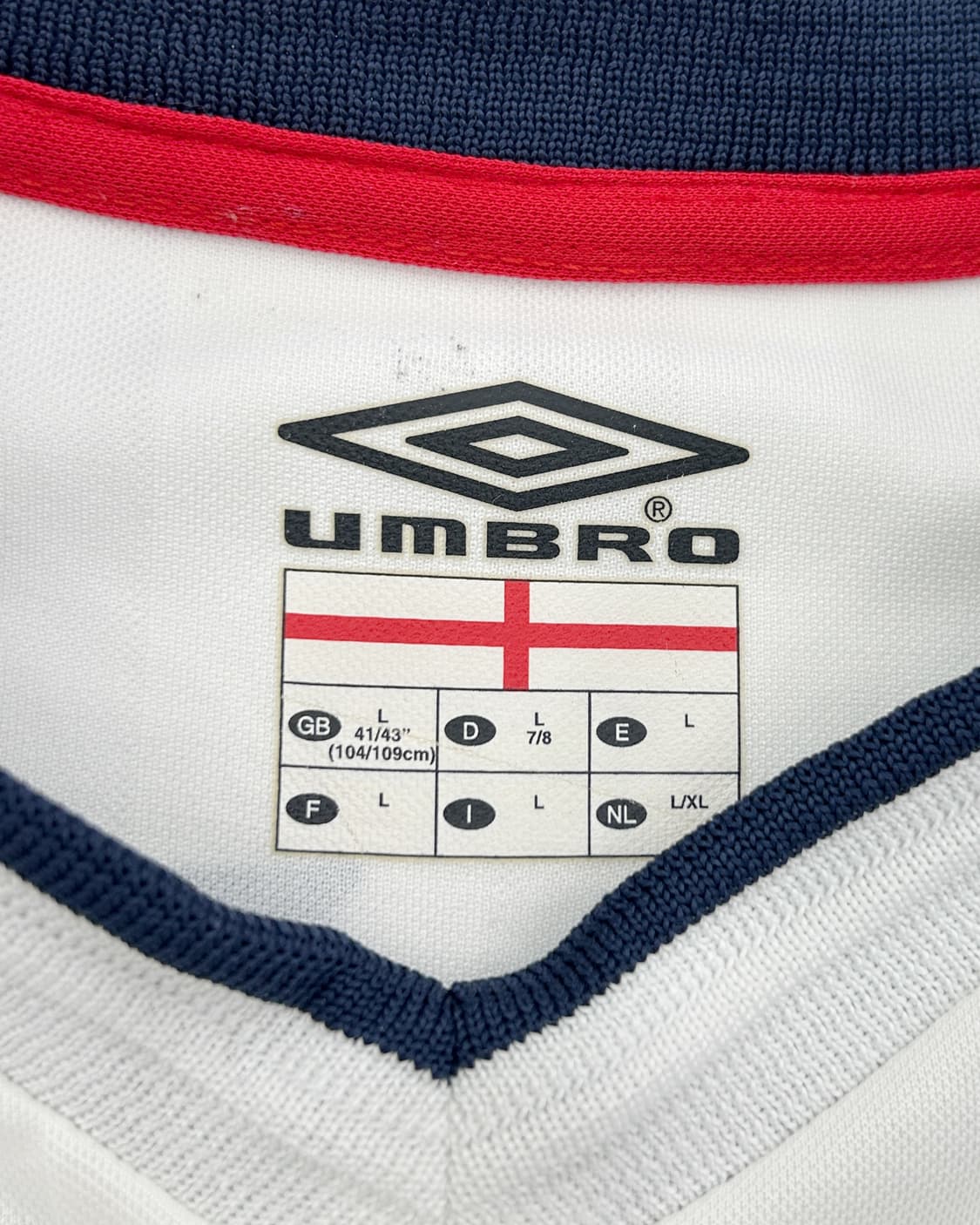 엄브로 01-03 잉글랜드 홈 월드컵킷 데이비드 베컴 상품이미지7