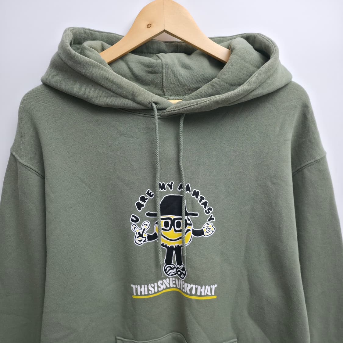 [L] 디스이즈네버댓 카키 후드티 상품이미지2
