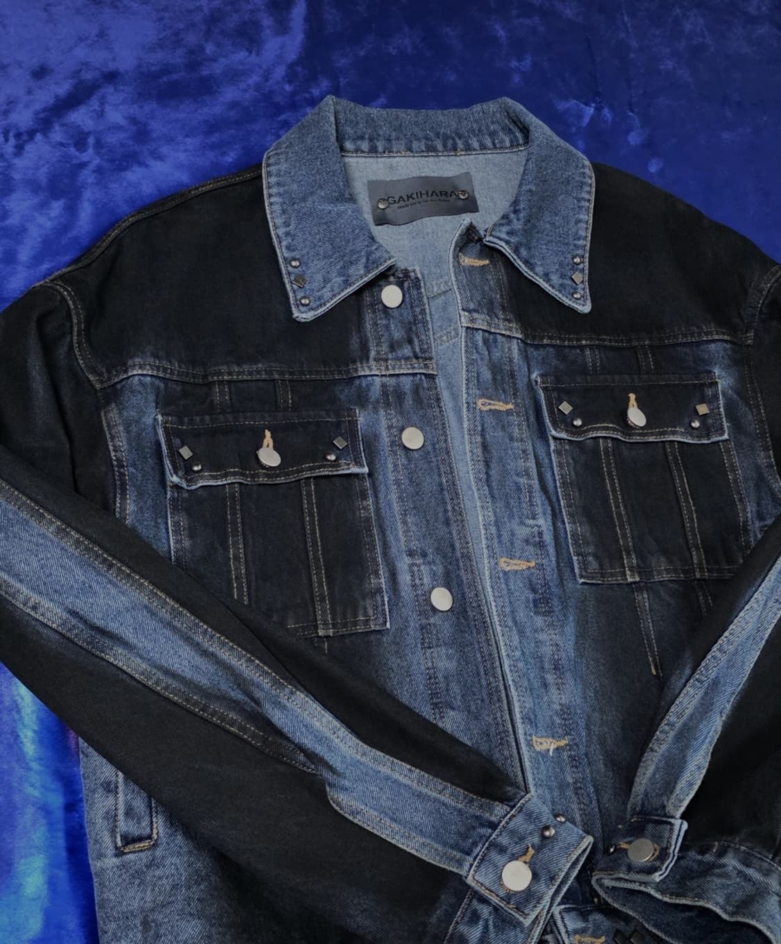 [OS] 가키하라 문(Muun) 워시드 데님 자켓 상품이미지2