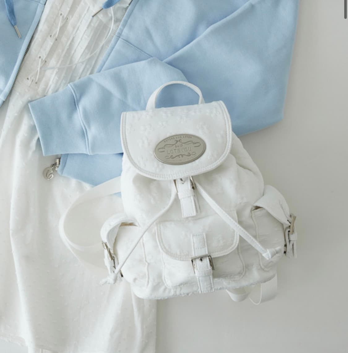 라츠유 백팩 화이트(제니백팩) 상품이미지2