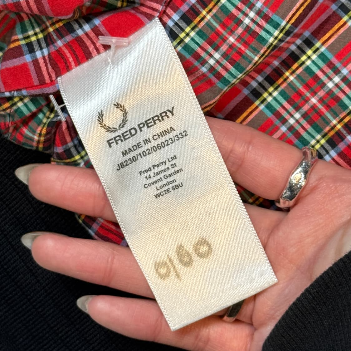 M) 프레드페리 해링턴 바라쿠타 자켓 상품이미지9