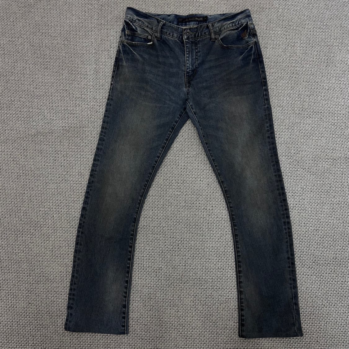 SCHLUSSEL  바이크 워싱 데님팬츠 Slim Fit 상품이미지2