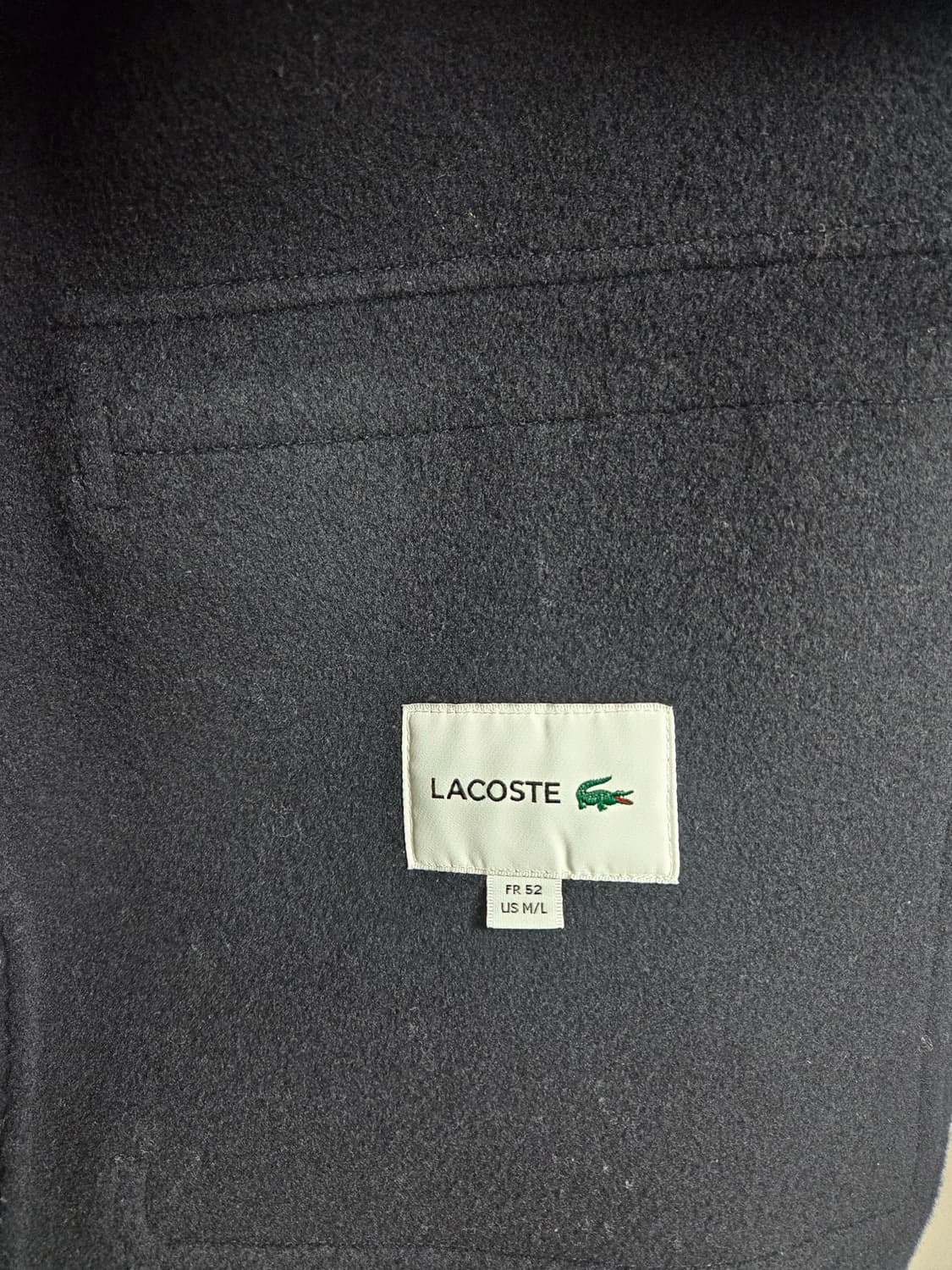 라코스테 핸드메이드 울 트러커 자켓 52사이즈 상품이미지2