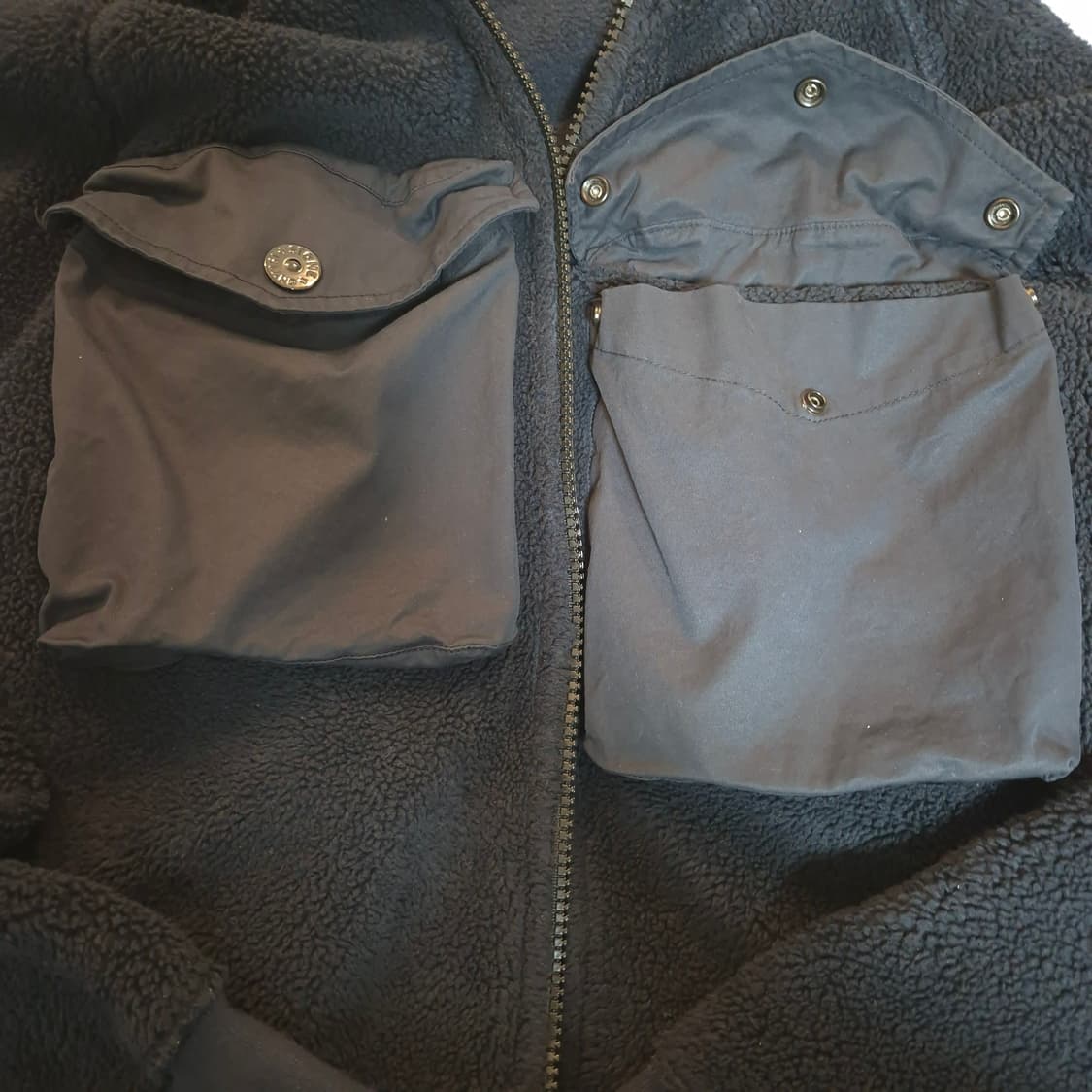 스톤아일랜드 가먼트다잉 탄창 후리스 집업 (희귀매물) 상품이미지3