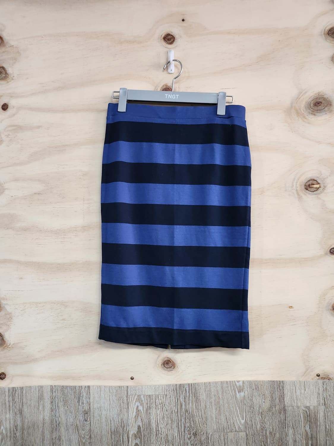 1170) 유니클로 스트라이프 미디 밴딩 스커트 상품이미지1