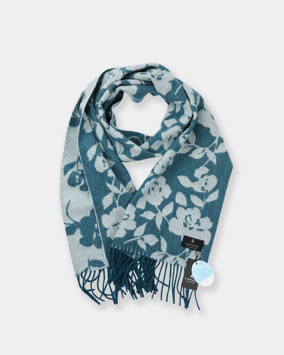 LANVIN Cashmere Floral Muffler 상품이미지1